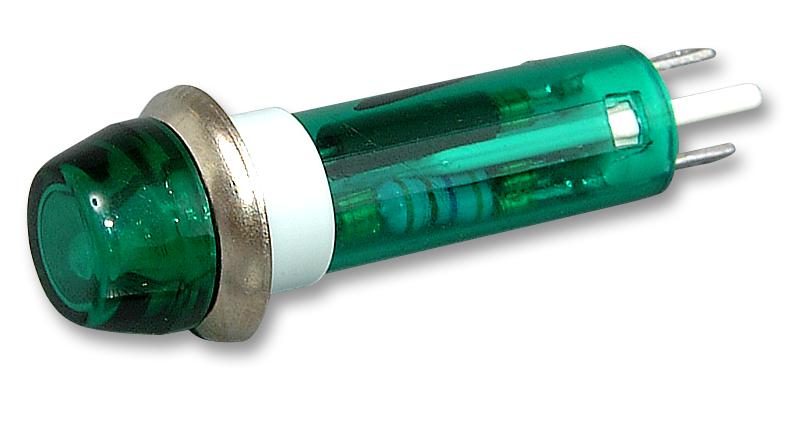 IND5032211-240-T/GRN NEON INDICATOR, GREEN CAMDENBOSS