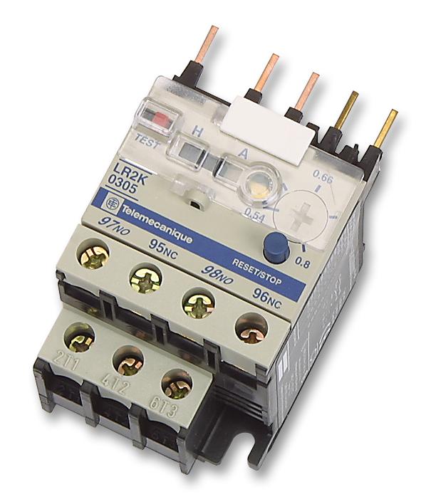 LR2K0308 RELAY, OVERLOAD, 1.8-2.6A SCHNEIDER ELECTRIC