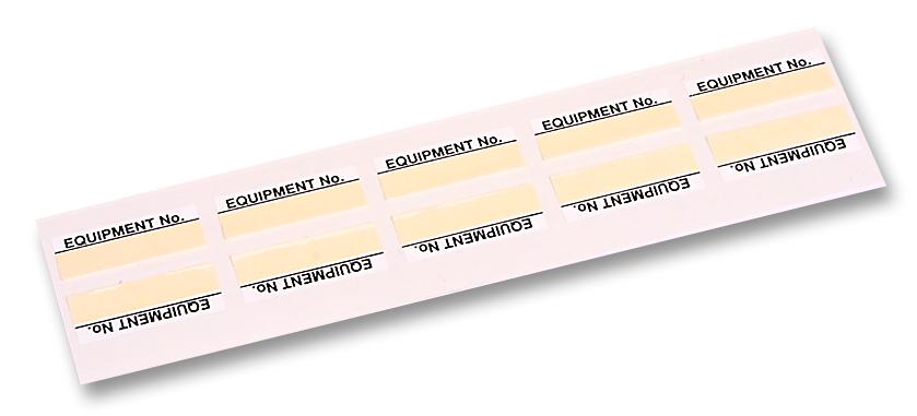 18004 LABEL, EQUIPMENT NO, PK100 TE CONNECTIVITY