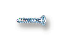N60.375 KRSTABZ100- SCREW, POZI, CSK, STEEL, #6X3/8, PK100 TR FASTENINGS