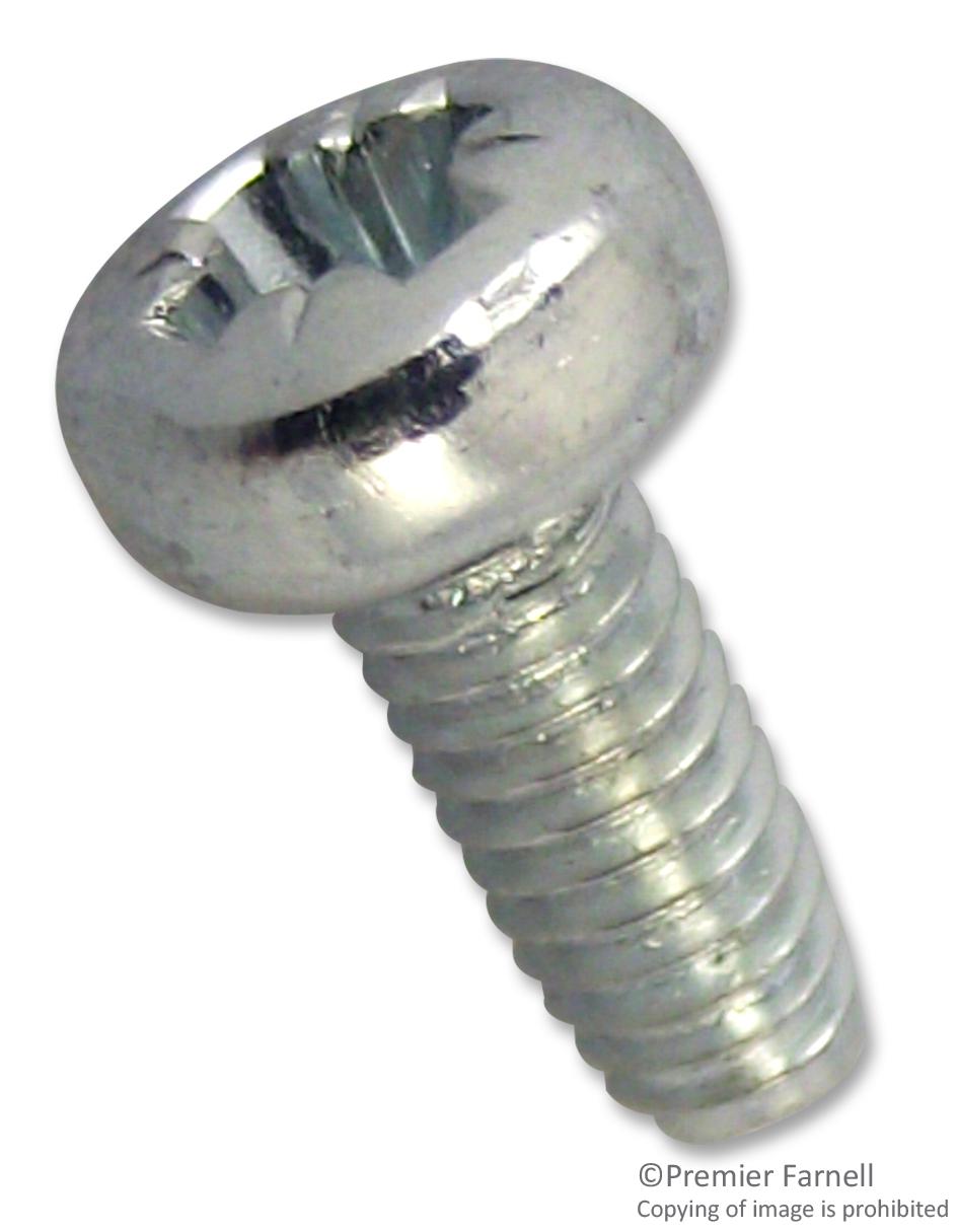 M38 PRSTTTZ100- SCREW, POZI PAN, STEEL, BZP, M3X8, PK100 TR FASTENINGS