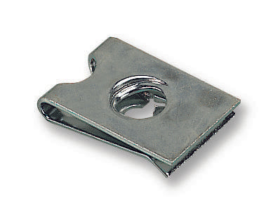 N6 - UNST- Z100 NUT, CAPTIVE, #6, PK100 TR FASTENINGS