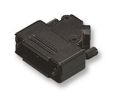 MHD45ZK-15-BK-K BACKSHELL, D, BLACK, 45DG, 15WAY MH CONNECTORS