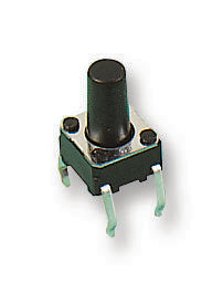 SKHHDJA010 SWITCH, TACTILE, 6X6MM, VERT, GREY ALPS ALPINE