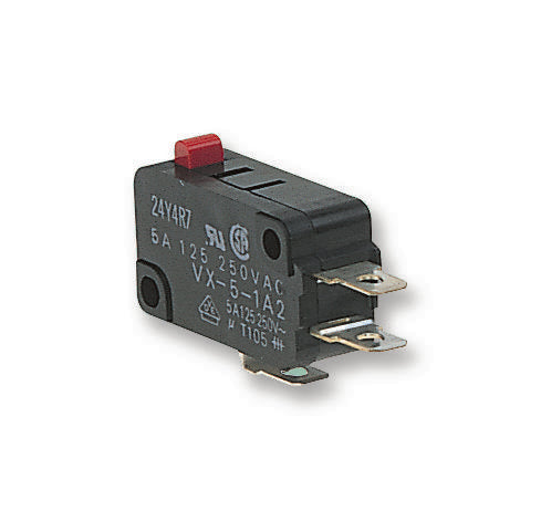 VX5-1A2 SWITCH, PLUNGER, SPDT, 5A, 250VAC OMRON