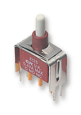 E125SD1V3BE SWITCH, SPDT, VERT C&K COMPONENTS