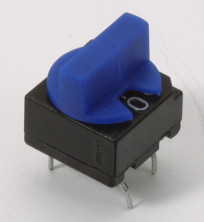 ERG10-412/6 SWITCH, BCD, BLUE ERG COMPONENTS