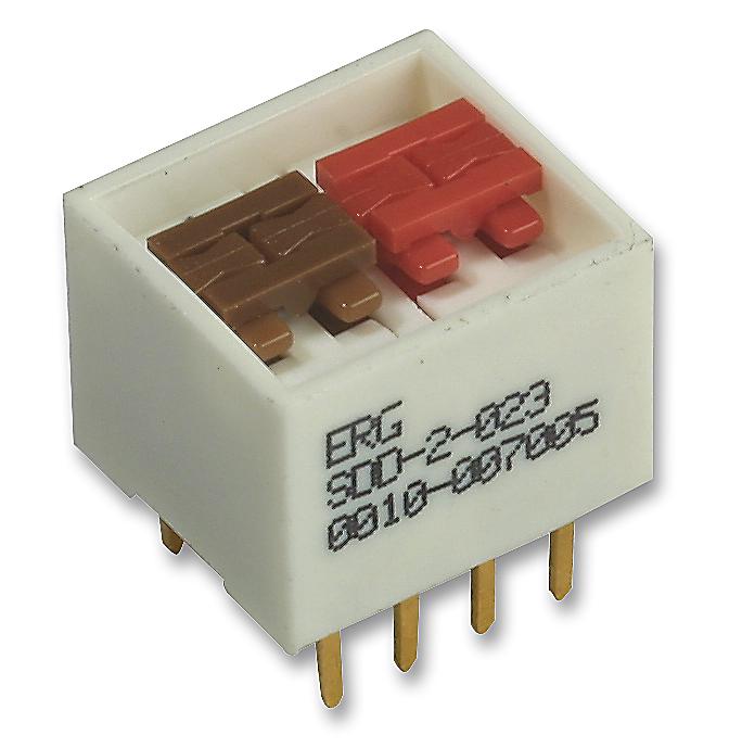 SDD-2-023 SWITCH, DIL, GANGED, 2WAY ERG COMPONENTS