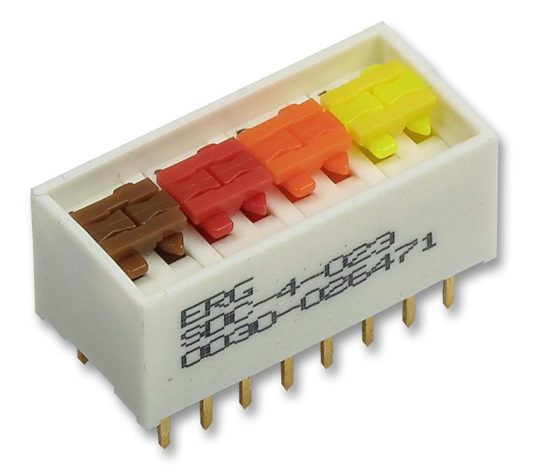 SDC-4-023 SWITCH, DIL, DT, 4WAY ERG COMPONENTS
