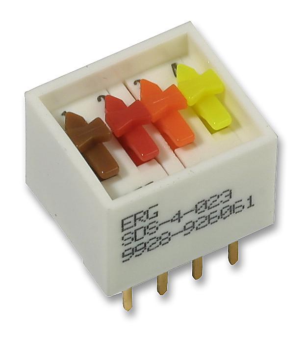 SDS-4-023 SWITCH, DIL, ST, 4WAY ERG COMPONENTS