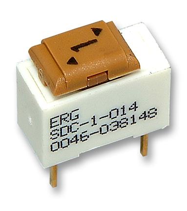 SDC-1-014 SWITCH, DIL, SPDT, 1WAY, RAISED ERG COMPONENTS