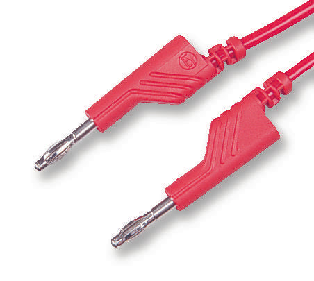 934064101 TEST LEAD, RED, 1.5M, 60V, 16A HIRSCHMANN TEST AND MEASUREMENT