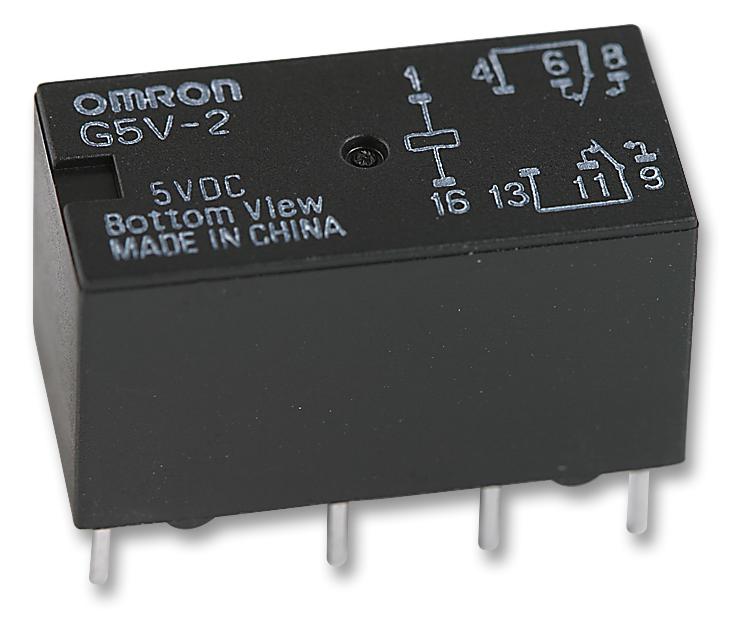 G5V-2 DC5 RELAY, SIGNAL, DPDT, 30VDC, 2A OMRON