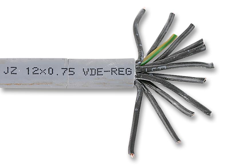 PPYY12C0.75 CABLE, YY, 12 CORE, 0.75MM, PER M PRO POWER