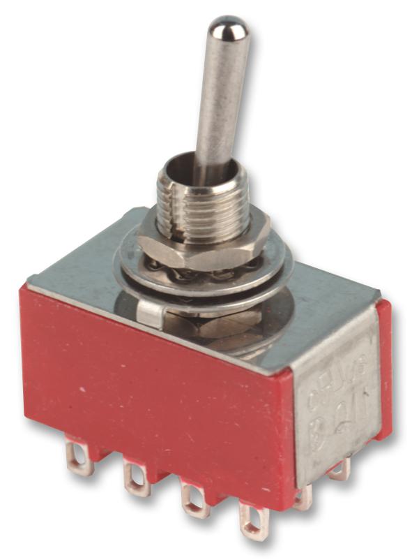 1M43T1B5M1QE SWITCH, SOLDER TAG, 4PDT, ON-OFF-ON MULTICOMP PRO