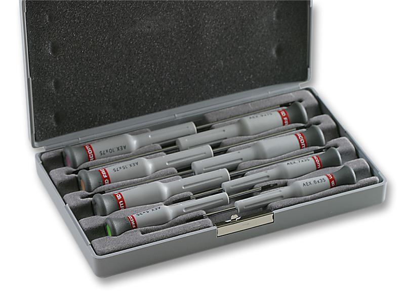AEX.J2 SCREWDRIVER SET, MICRO, 8PC FACOM