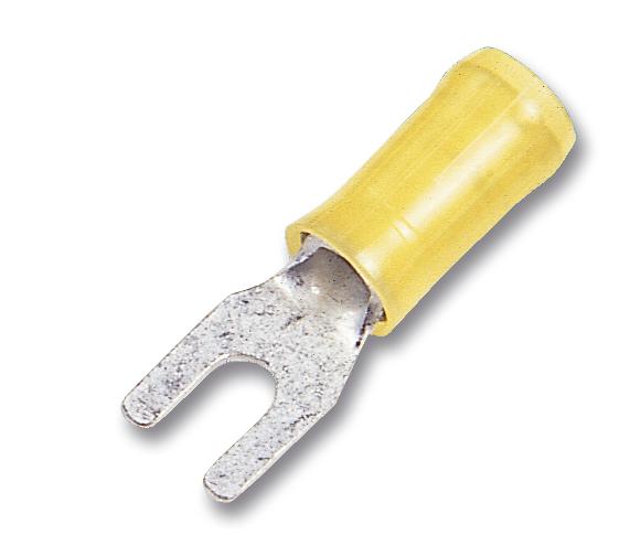 130625 CRIMP TERMINAL, SPADE, M6, YELLOW AMP - TE CONNECTIVITY