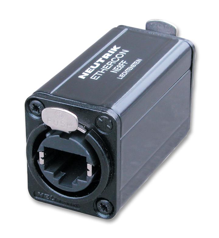 NE8FF IN-LINE ADAPTER, RJ45 8P JACK-JACK NEUTRIK