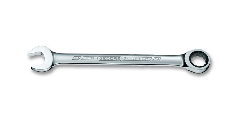 7 R 17 COMBINATION SPANNER, RATCHET GEDORE
