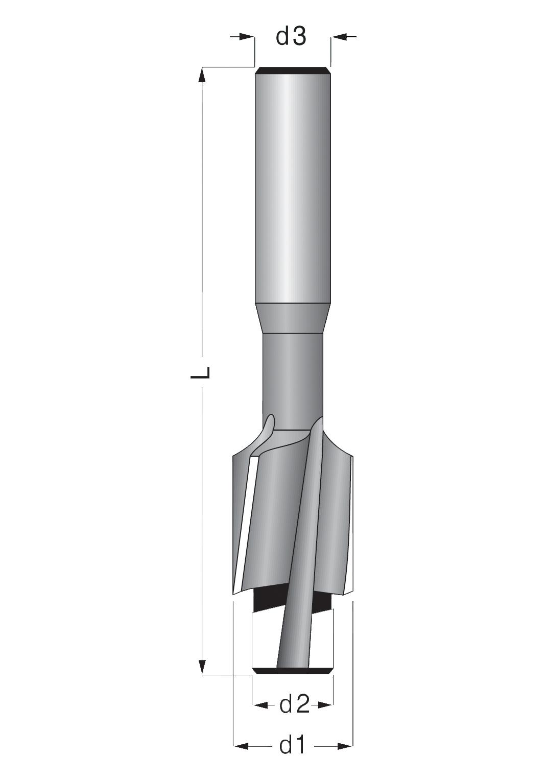 102410 COUNTERBORE, HSS, M5 RUKO