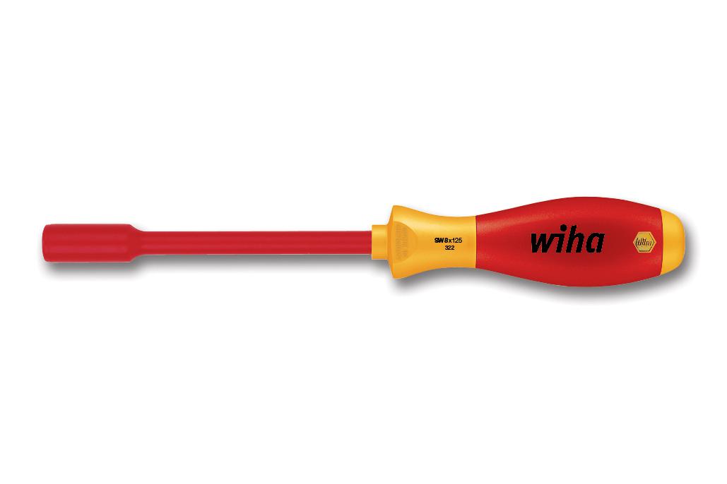 322-7 NUT DRIVER, VDE, 7MM WIHA