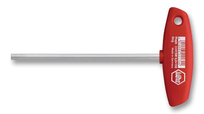 334-5L DRIVER, LONG T HANDLE, HEXAGON, 5MM WIHA