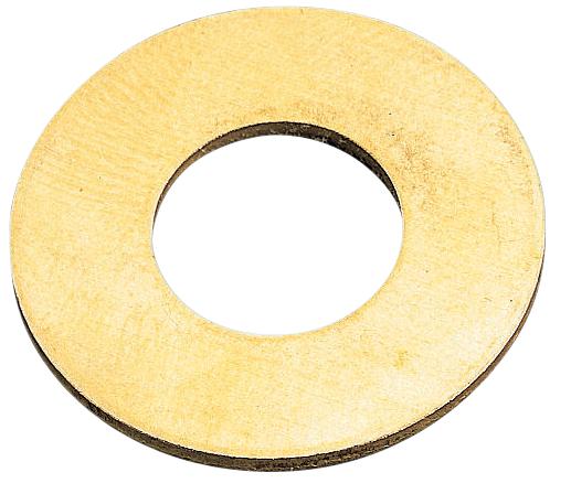 M6- FABRWAN100- WASHER, FORM A, BRASS, NP, M6, PK100 TR FASTENINGS