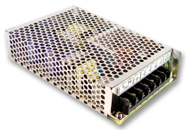 RS-100-15 PSU, ENCLOSED 15V 100W MEAN WELL