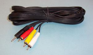 JR9031-5M LEAD, 3.5 4P TO 3X PH, 5M PRO SIGNAL