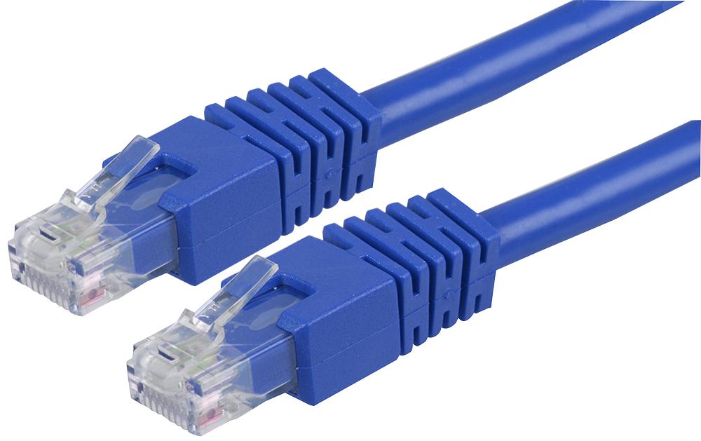 PS11181 PATCH CORD, RJ45 PLUG, CAT6, 1M, BLUE PRO SIGNAL