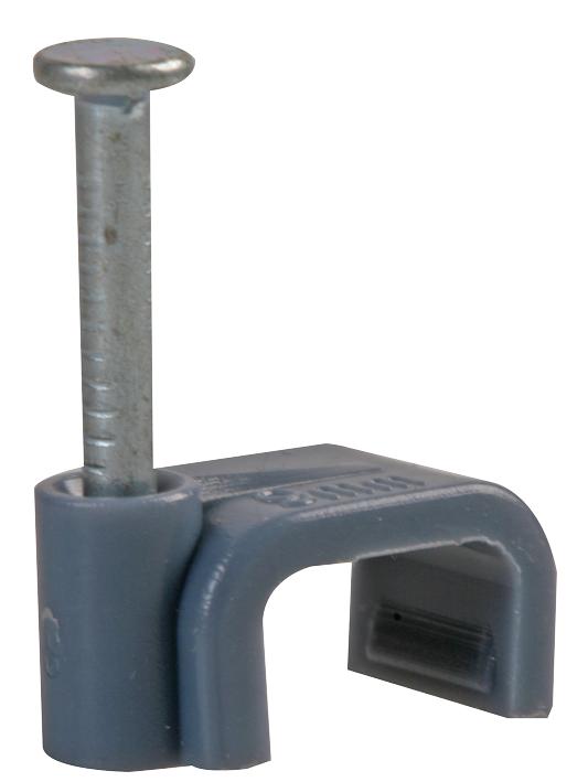 CHF-9MM GREY CABLE CLIP, POLYETHYLENE, 9MM, GREY PRO POWER