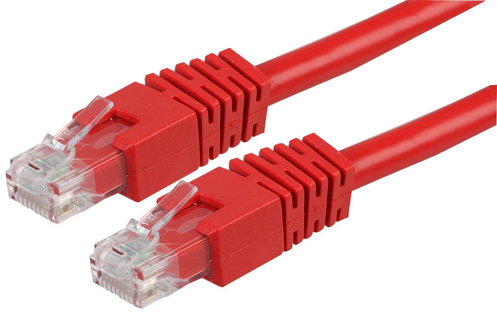 PS11154 PATCH CORD, RJ45 PLUG, CAT6, 5M, RED PRO SIGNAL