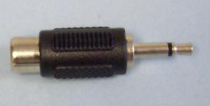 PS000144 ADAPTER, MONO 3.5MM PLUG-RCA/PHONO RCPT MULTICOMP PRO