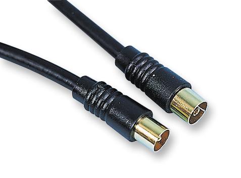 PSG00602 COAX PLUG TO SOCKET LEAD - 1.5M GOLD PRO SIGNAL