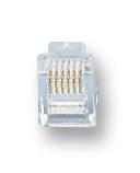 PSG08371 PLUG, RJ12 6P6C 50U, 10 PACK PRO SIGNAL