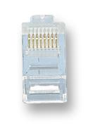 PSG08372 PLUG, RJ45 8P8C 15U, 10 PACK PRO SIGNAL