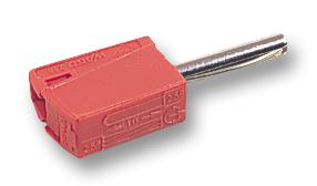 51174966 PLUG, 4MM, CAGE CLAMP, RED, PK5 WAGO