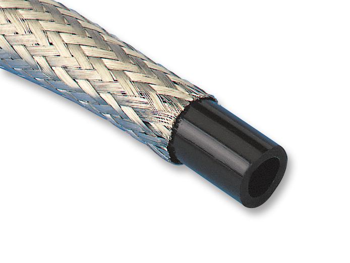 RAY-101-7.5(10) SLEEVING, BRAID, 7.5MM, SILVER, 10M RAYCHEM - TE CONNECTIVITY