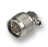 16 N-50-3-26/133NE RF COAXIAL, N, RIGHT ANGLE PLUG, 50OHM HUBER+SUHNER