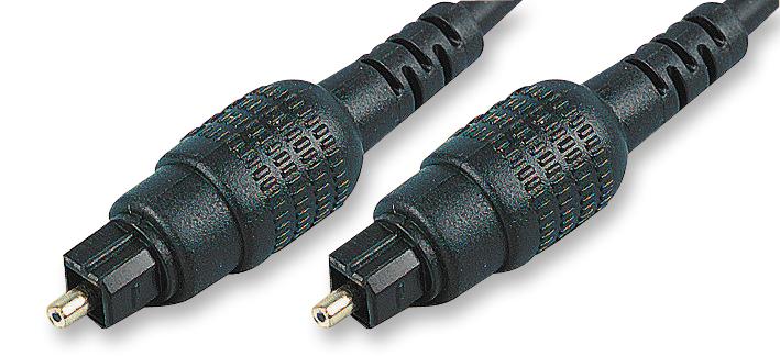 JR9907/3M D=4MM BLK LEAD, OPTICAL, 3M, TOSLINK PRO SIGNAL