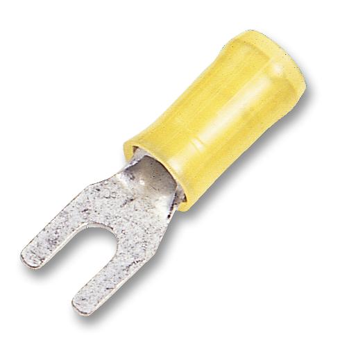 32589 CRIMP TERMINAL, SPADE, M5, YELLOW AMP - TE CONNECTIVITY