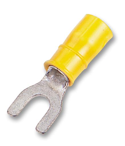 165019 CRIMP TERMINAL, SPADE, M6, YELLOW AMP - TE CONNECTIVITY