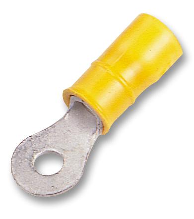 160300 CRIMP TERMINAL, RING, 10MM, YELLOW AMP - TE CONNECTIVITY