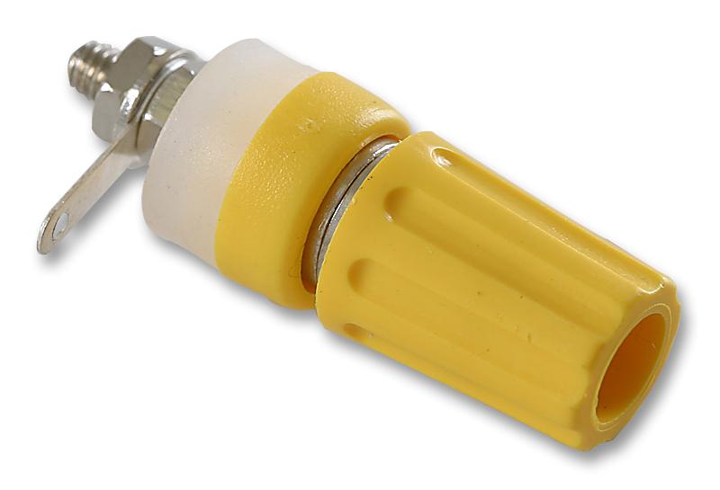 TP1 YELLOW TERMINAL, 4MM, PANEL CLIFF ELECTRONIC COMPONENTS