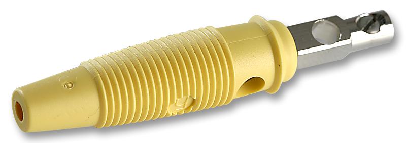 930058103 PLUG, 4MM, YELLOW, PK5, SEP HIRSCHMANN TEST AND MEASUREMENT
