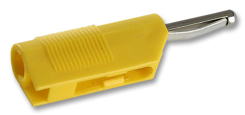 930435103 PLUG, 4MM, STACKABLE, YELLOW, PK5, SLS HIRSCHMANN TEST AND MEASUREMENT
