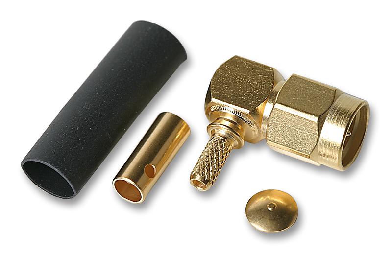 R125172000 RF COAXIAL, SMA, RIGHT ANGLE PLUG, 50OHM RADIALL