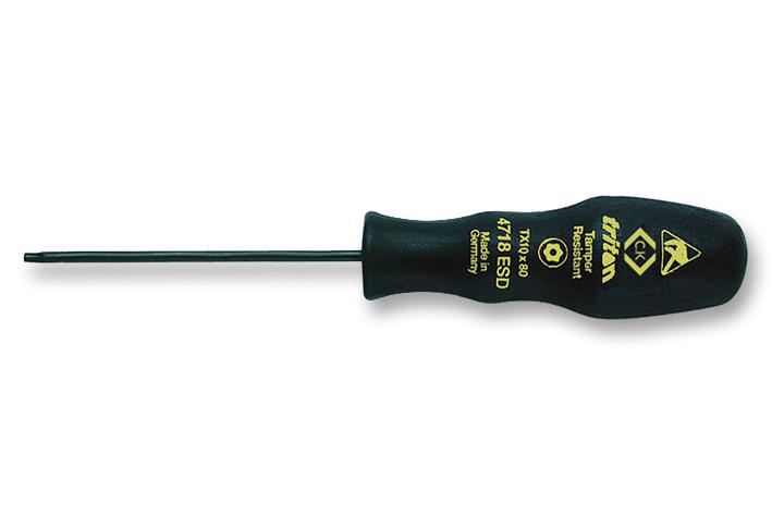 T4718ESD 20 SCREWDRIVER, TRITON, ESD, TAMP TX20 CK TOOLS