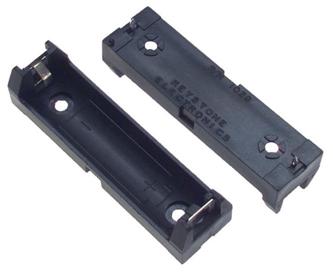 1029 BATTERY HOLDER, 1 CELL, 2/3 A KEYSTONE