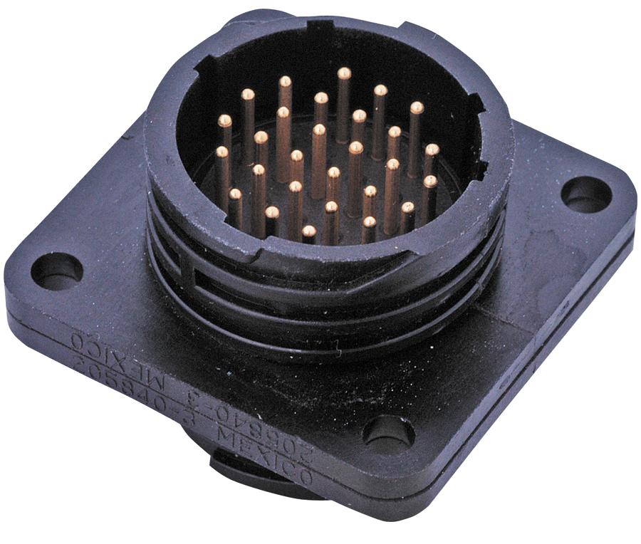 205843-1 CONNECTOR, CIRCULAR AMP - TE CONNECTIVITY